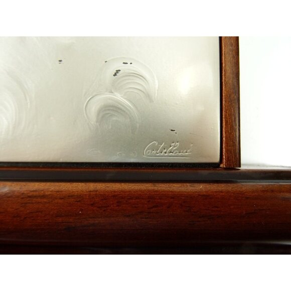 Virgin Mary Jesus Angels Castellani Sterling Silver Bas-Relief Wall Hanging - Picture 5 of 16